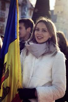 Româncuța Moșului: În anul Centenarului, Crăciunița BIHOREANULUI este o frumoasă și ambițioasă studentă din Republica Moldova (FOTO)
