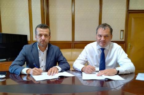 Două creșe noi în Oradea, pe bani europeni. Cseke și Birta au semnat contractul de finanțare (FOTO)