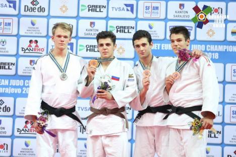 Orădeanul Alex George Creţ, dublu medaliat cu bronz la  Campionatul European de judo pentru cadeţi din Bosnia Herţegovina