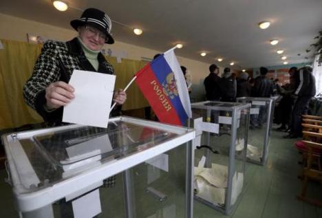 Referendumul din Crimeea: 95% din locuitorii regiunii au votat pentru alipirea la Rusia