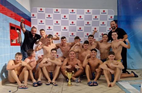 Echipa de U17 a Clubului Crişul Oradea a câștigat Cupa României la polo (FOTO)