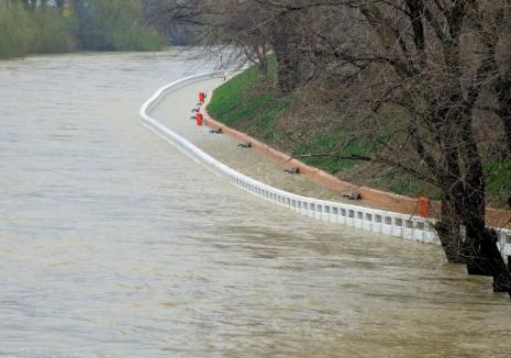 Cu ochii pe ape: În februarie, râurile din Bihor ar putea avea debite mari