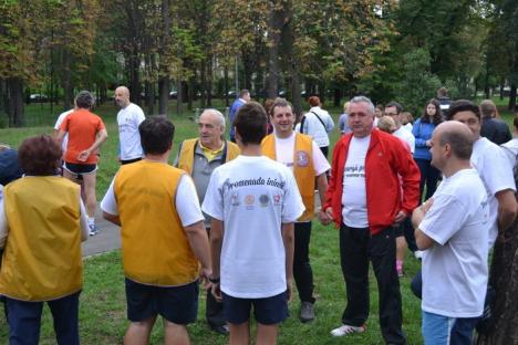 Promenada inimii: Alergare matinală pentru sănătate, în Parcul Brătianu (FOTO/VIDEO)