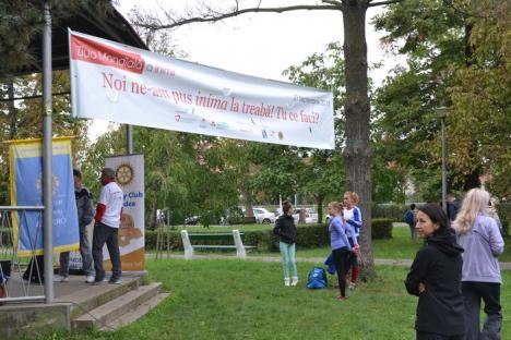 Promenada inimii: Alergare matinală pentru sănătate, în Parcul Brătianu (FOTO/VIDEO)