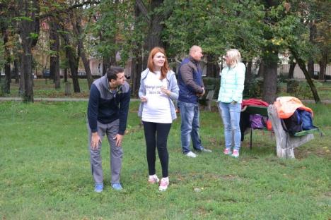 Promenada inimii: Alergare matinală pentru sănătate, în Parcul Brătianu (FOTO/VIDEO)