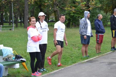 Promenada inimii: Alergare matinală pentru sănătate, în Parcul Brătianu (FOTO/VIDEO)