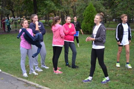 Promenada inimii: Alergare matinală pentru sănătate, în Parcul Brătianu (FOTO/VIDEO)