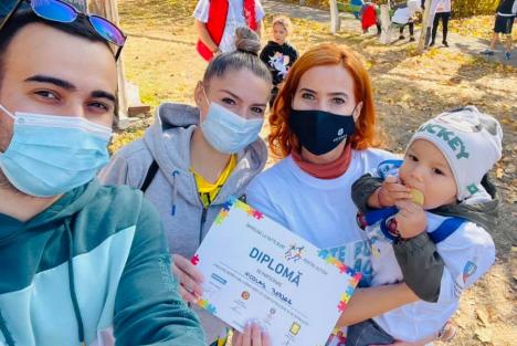 Orădenii au alergat şi donat în Parcul Brătianu, pentru copii şi tineri cu autism (FOTO)