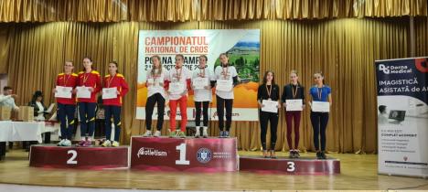 Atletele de la LPS Bihorul, pe podium la Campionatul Naţional de cros U18 (FOTO)