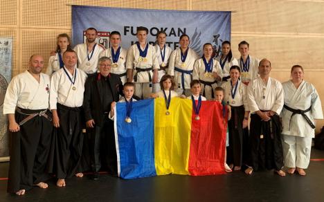 Patru medalii pentru sportivii CS Fudoshin Oradea la concursul internațional de karate din Austria (FOTO)