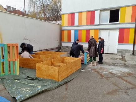 Grădina copiilor speciali: Elevii de la CSEI nr. 1 Oradea se pregătesc să cultive legume și fructe (FOTO)