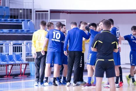 Victorie lejeră pentru handbaliştii de la CSM Oradea, în disputa cu CNE Sighişoara (FOTO)