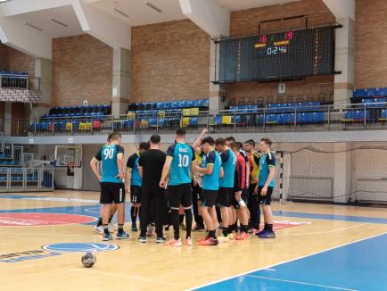 CSM Oradea a învins CSM Alexandria cu 31-29 şi s-a calificat la barajul de promovare în Liga Naţională de handbal masculin
