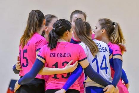 CSU Oradea luptă pentru calificarea la turneul de promovare în Divizia A1 la volei feminin
