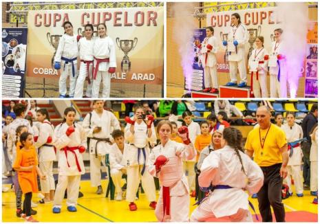 22 de medalii pentru karateka orădeni de la CS Shogunul & Palatul Copiilor, la Cupa Cupelor de la Arad (FOTO)