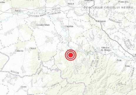 Cutremur slab înregistrat azi noapte în Bihor, la o adâncime de 5 kilometri 