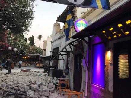 Cutremur puternic în Grecia şi Turcia: Doi turişti au murit, alţi 200 au fost răniţi