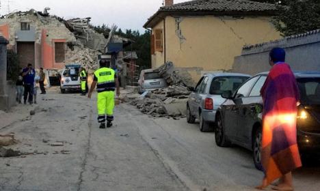 Cutremur de 6,2 grade în centrul Italiei. Primarul din Amatrice: Oraşul nu mai există