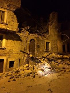 Cutremur de 6,2 grade în centrul Italiei. Primarul din Amatrice: Oraşul nu mai există