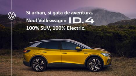 Vino să cunoşti SUV-ul 100% electric de la Volkswagen - ID.4 - în showroom-ul D&C Oradea!