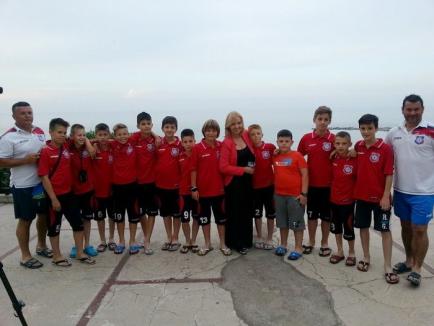 Tinerii fotbaliști ai clubului FC Bihor au ocupat locul V la Cupa Hagi - Danone
