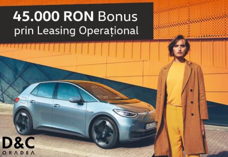 Alege Volkswagen ID.3 cu finanţare prin leasing operaţional la D&C Oradea şi ai bonus 45.000 lei!