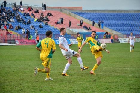 Sub ochii lui Vizer: FC Bihor a remizat pe teren propriu cu CS Mioveni (FOTO)