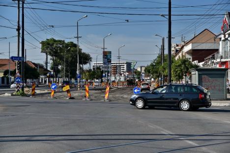 Noi restricții în traficul din Oradea, în zona Decebal. O parte din strada Primăriei va fi cu sens dublu 