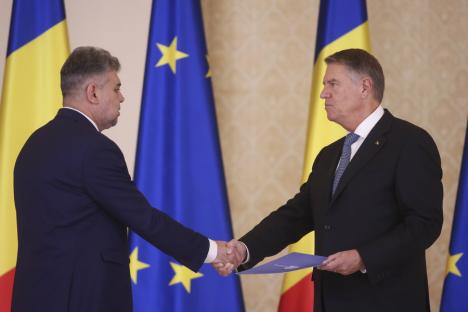 Guvernul Ciolacu 2 a fost învestit, miniștrii au depus jurământul. Bolojan: „Că ne place, că nu ne place, este o decizie bună” (FOTO)