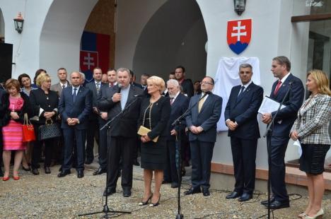 Ambasadorul Jan Gabor a inaugurat consulatul onorific slovac din Cetate (FOTO)