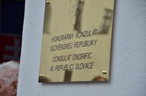 Ambasadorul Jan Gabor a inaugurat consulatul onorific slovac din Cetate (FOTO)