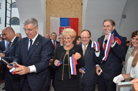 Ambasadorul Jan Gabor a inaugurat consulatul onorific slovac din Cetate (FOTO)