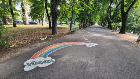Culori în Parc: Jocuri pe asfalt, în Parcul Libertății din Oradea. Vezi cum arată! (FOTO)