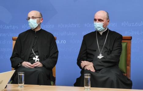 Dezbaterea de la Primăria Oradea, cu liderii religioşi din comunitate: 'Medicii sunt mâinile lui Dumnezeu. Aşa vom înţelege şi vaccinul' (VIDEO)