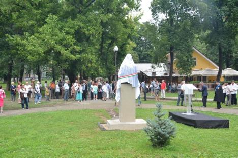 Bustul grofului Rhédey Lajos a fost dezvelit în Parcul Bălcescu (FOTO)