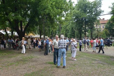 Bustul grofului Rhédey Lajos a fost dezvelit în Parcul Bălcescu (FOTO)