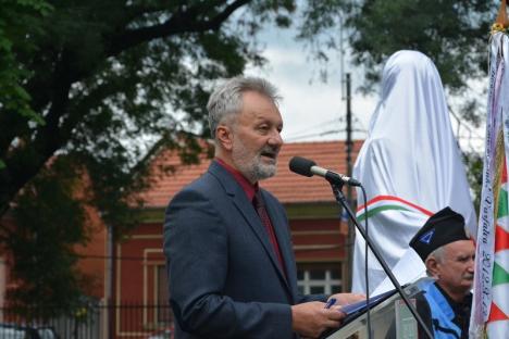 Bustul grofului Rhédey Lajos a fost dezvelit în Parcul Bălcescu (FOTO)