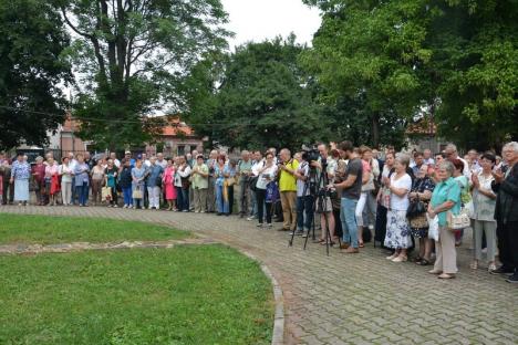 Bustul grofului Rhédey Lajos a fost dezvelit în Parcul Bălcescu (FOTO)