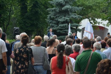 Bustul grofului Rhédey Lajos a fost dezvelit în Parcul Bălcescu (FOTO)