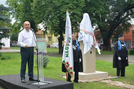 Bustul grofului Rhédey Lajos a fost dezvelit în Parcul Bălcescu (FOTO)