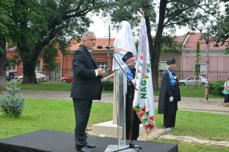 Bustul grofului Rhédey Lajos a fost dezvelit în Parcul Bălcescu (FOTO)