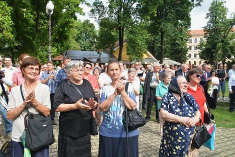 Bustul grofului Rhédey Lajos a fost dezvelit în Parcul Bălcescu (FOTO)