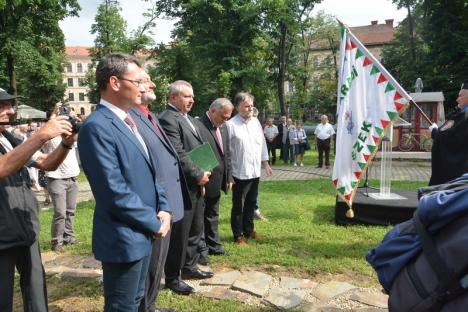 Bustul grofului Rhédey Lajos a fost dezvelit în Parcul Bălcescu (FOTO)