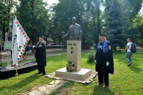 Bustul grofului Rhédey Lajos a fost dezvelit în Parcul Bălcescu (FOTO)