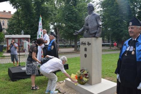 Bustul grofului Rhédey Lajos a fost dezvelit în Parcul Bălcescu (FOTO)