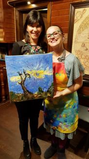 Artista din Barou: O avocată din Bihor a ajuns cunoscută în lumea artiștilor ca pictoriță (FOTO)