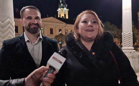 Diana Șoșoacă, la Oradea: Și-a lăsat puținii susținători să o aștepte o oră, preferând să apară la TV (FOTO / VIDEO)