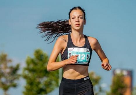 Orădeanca Diana Verdeş, triplu medaliată la Naţionalele de Atletism 10 km şosea de la Braşov