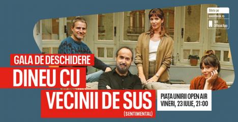 'Dineu cu vecinii de sus' la Oradea şi Salonta: Filmul din deschiderea TIFF, proiectat în 19 oraşe din ţară (FOTO)