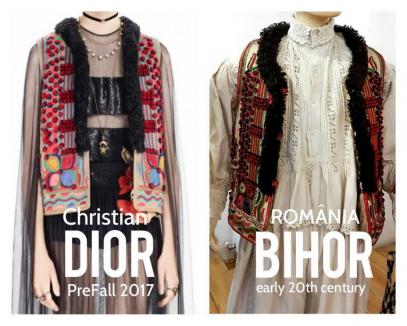 Nu-i Dior, e Bihor! Celebra companie de lux a furat modelul unui cojoc din Beiuş (FOTO)